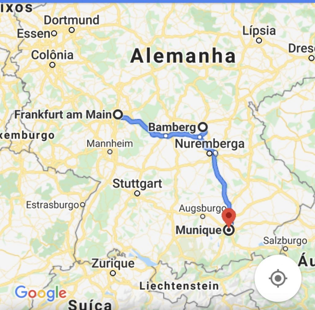 Localização de Bamberg, Alemanha, Agarre o Mundo