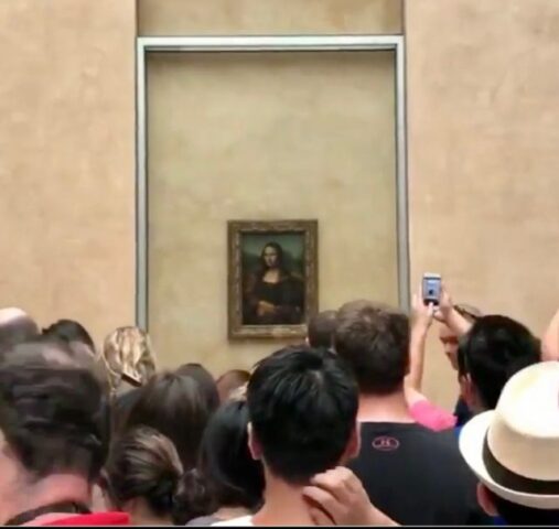 O quadro da Mona Lisa - Museu do Louvre, Paris, Agarre o Mundo