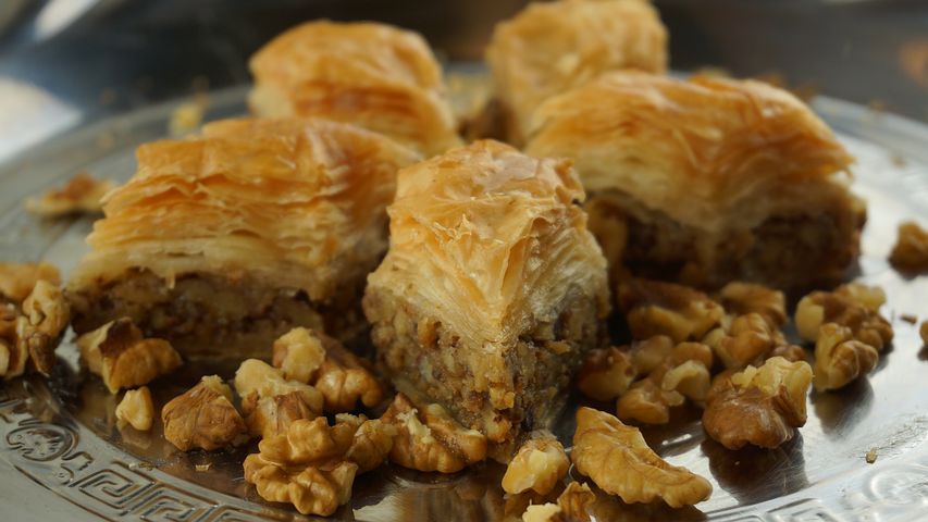 Baklava, doce Turco, Agarre o Mundo