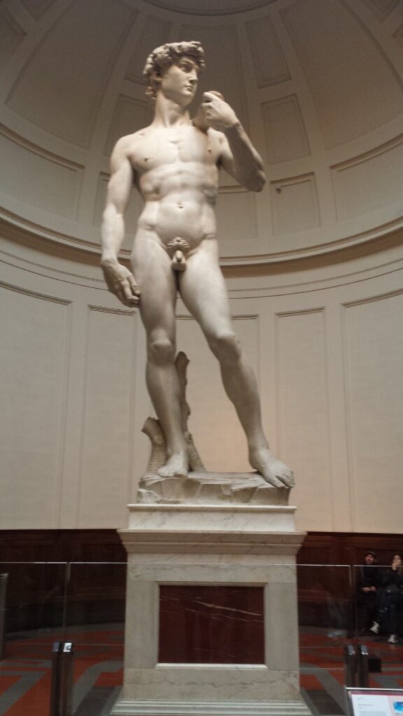 David de Michelangelo, Florença, Agarre o Mundo