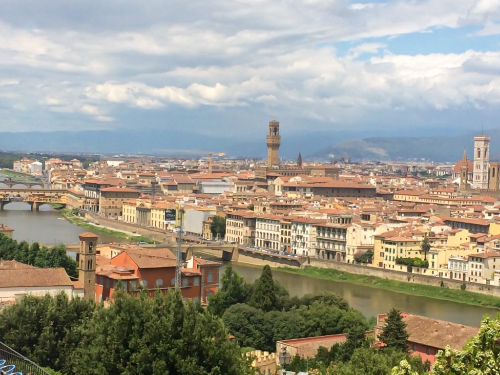 Vista de Florença desde a praça Michelangelo, Florença, Agarre o Mundo