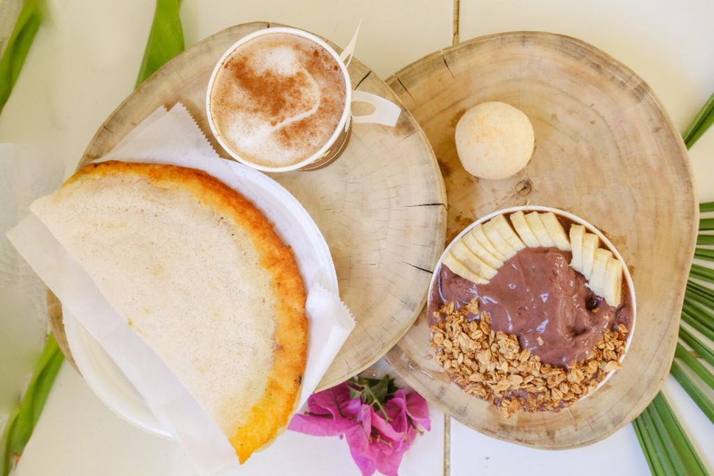 Café da manhã no Tapioca Brazilian Food,  Costa Rica, Agarre o Mundo