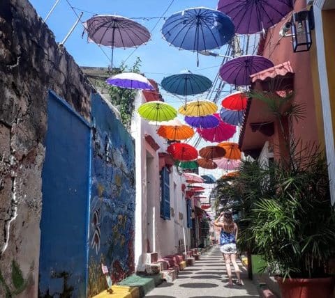 Rua da Cidade Amuralhada, Cartagena, Agarre o Mundo