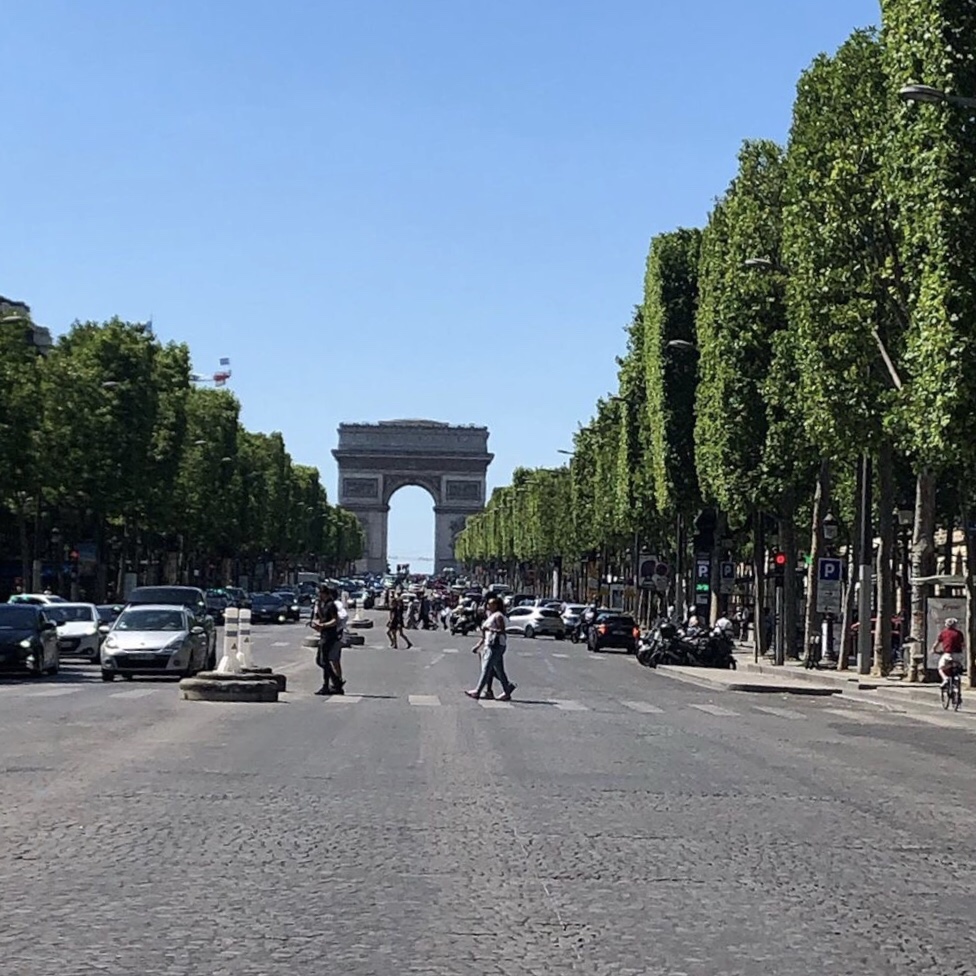 Champs-Élysées, Paris, Agarre o Mundo