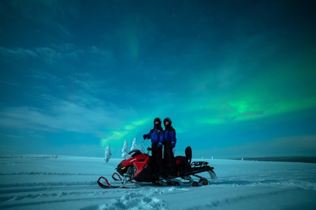 Aurora Boreal, Lapônia, trem de neve,  Agarre o Mundo