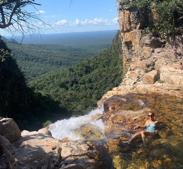 Borda infinita, Cachoeira do Canjica- Chapada dos Veadeiros